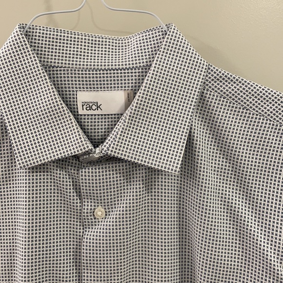 EUC Nordstrom Rack Blue and White Shirt - Picture 2 of 5